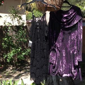 BRAND NWT 🖤SEXY🖤FREE PEOPLE BLACK LAC DRESS